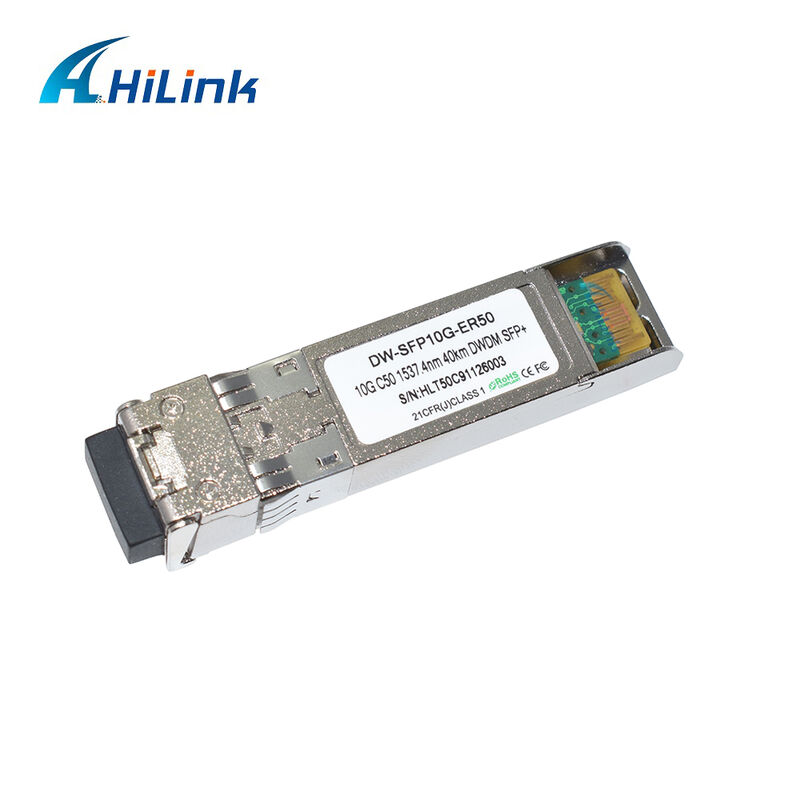 Hilink 10Gb SFP+ DWDM SFP 100GHz CH17~61 Optioneel 40km Transceiver Optische module Duplex LC Commercieel Industrieel