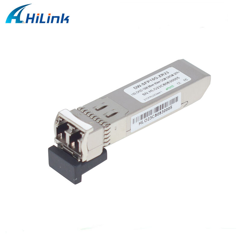 Hilink 10Gb SFP+ DWDM SFP 100GHZ CH17~61 Optioneel 80km Transceiver Optische Module Duplex LC Commercieel Industrieel