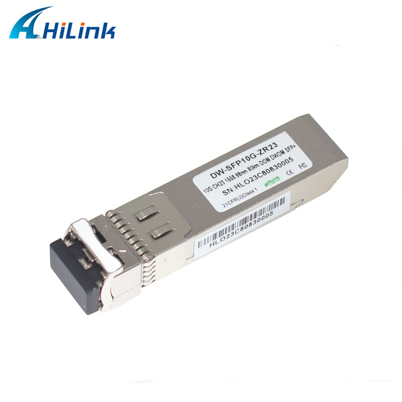 Hilink 10Gb SFP+ DWDM SFP 100GHZ CH17~61 Optioneel 80km Transceiver Optische Module Duplex LC Commercieel Industrieel