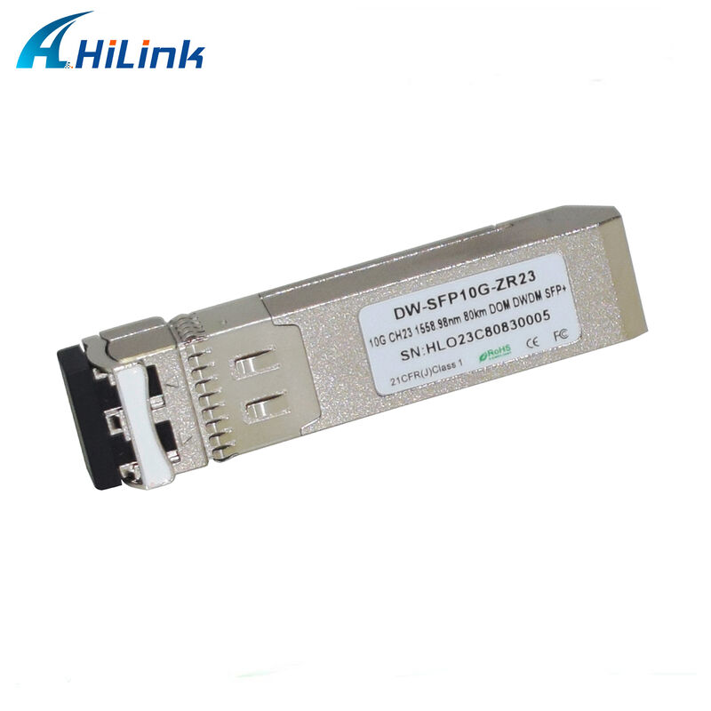 Hilink 10Gb SFP+ DWDM SFP 100GHZ CH17~61 Optioneel 80km Transceiver Optische Module Duplex LC Commercieel Industrieel