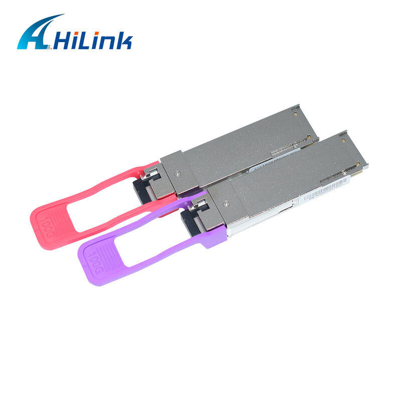 Hilink HL-QSFP28-100G-UD-20 100Gb/s 20km QSFP28 BIDI LR1 Optische Transceiver Module met Hot Pluggable LC Connector