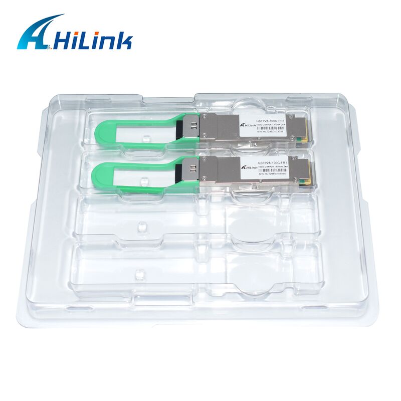 HL-QSFP28-100G-FR1 100Gbps QSFP28 FR Single Lambda Transceiver met 2 km bereik optische transceiver module
