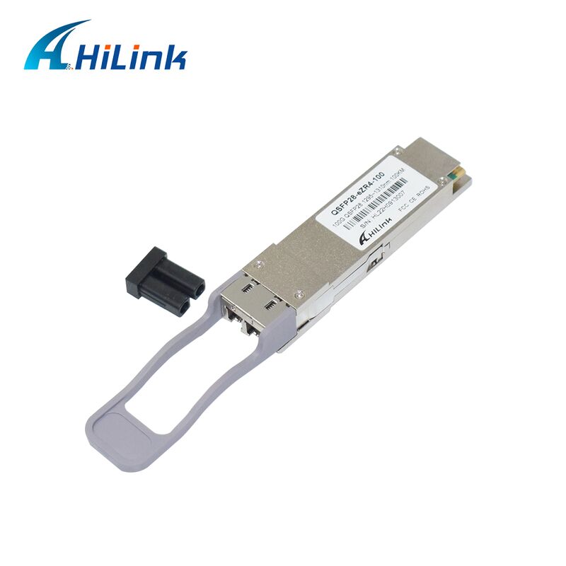 Hilink 100G QSFP28 Optische Transceiver Module met 100km Afstand 100G Datasnelheid en ZR4+ Conformiteit