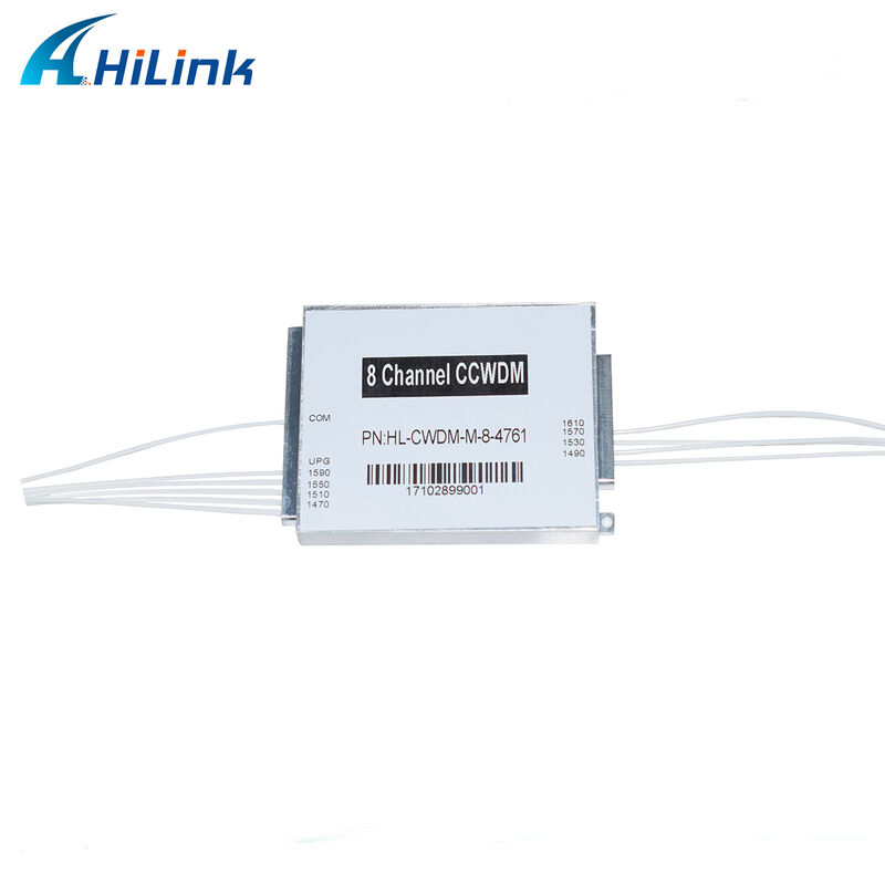Aanpasbare 8-kanaal mini kleine CWDM Mux Demux-module CCWDM-multiplexer met ultralage verliezen