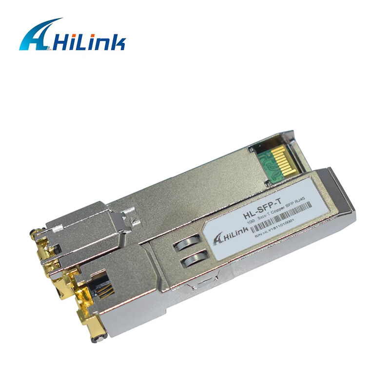 Hilink HL-SFP-T 1000BASE-T en 10/100/1000BASE-T koper SFP-transceiver met RJ-45 connector