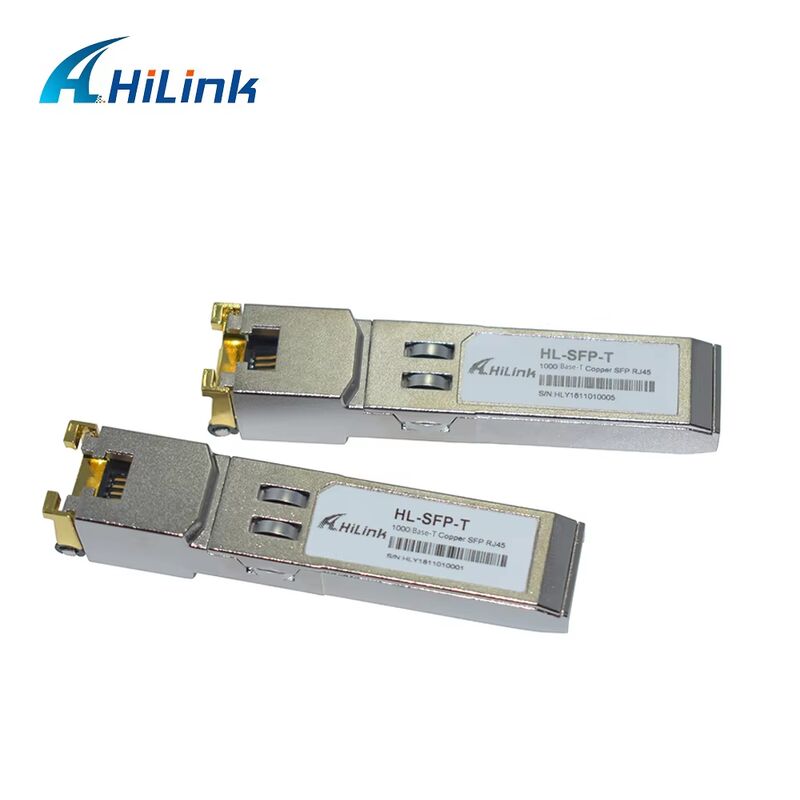 Hilink HL-SFP-T 1000BASE-T en 10/100/1000BASE-T koper SFP-transceiver met RJ-45 connector