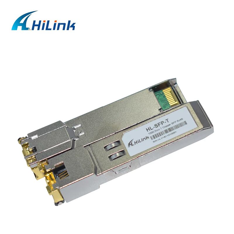Hilink HL-SFP-T 1000BASE-T en 10/100/1000BASE-T koper SFP-transceiver met RJ-45 connector