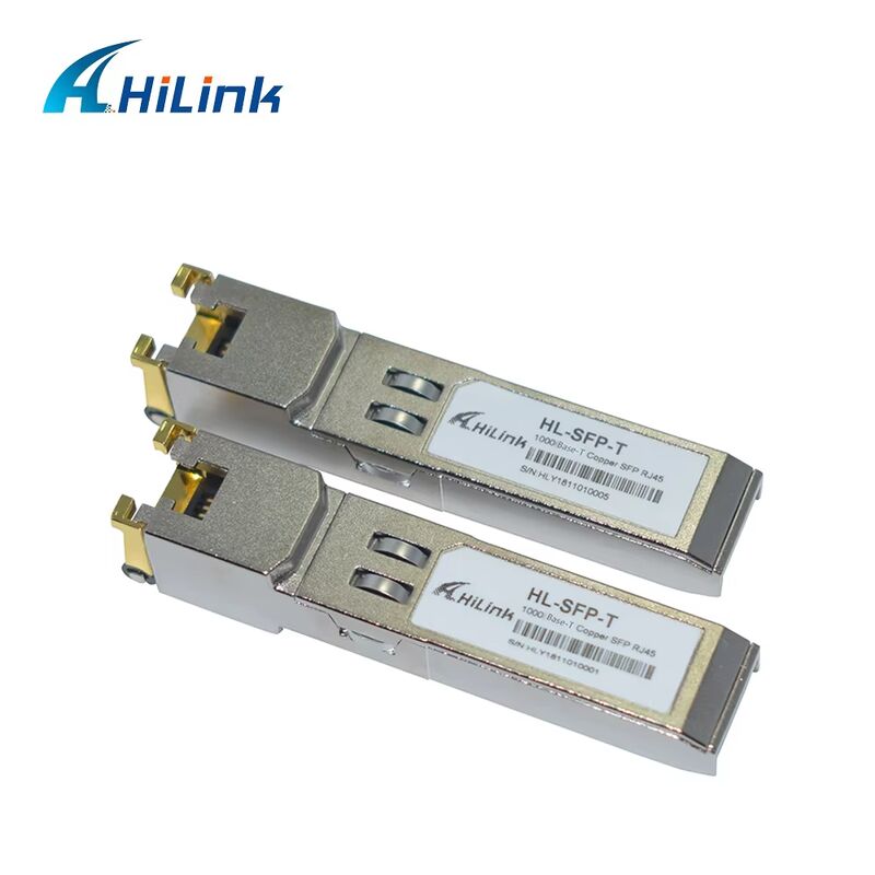 Hilink HL-SFP-T 1000BASE-T en 10/100/1000BASE-T koper SFP-transceiver met RJ-45 connector