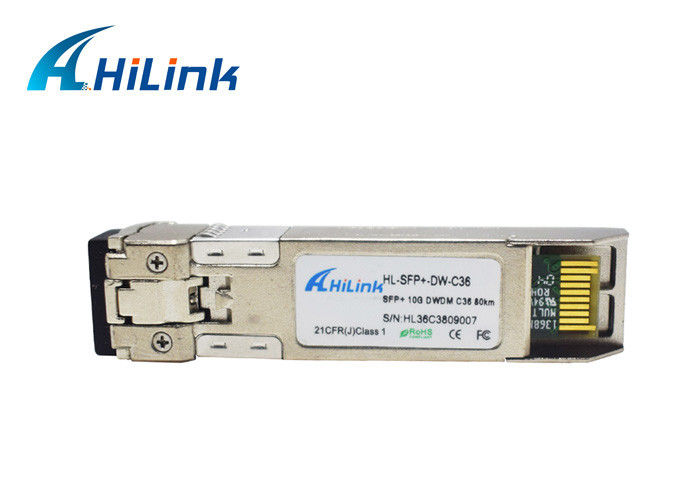 dubbele LC DDM Sfp Optische Zendontvanger 10 van 10G SFP+ DWDM Gbase - Zr DWDM CH17~CH61