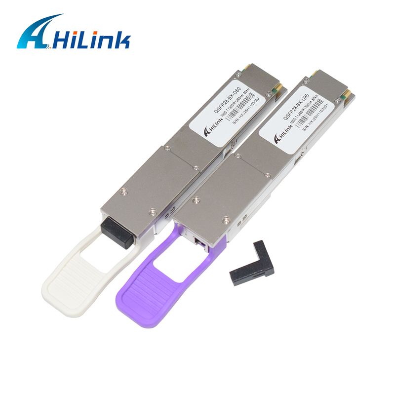 Hilink QSFP28-BX 100Gb/s 80Km BIDI-optische transceivermodule voor hogesnelheidsgegevensoverdracht