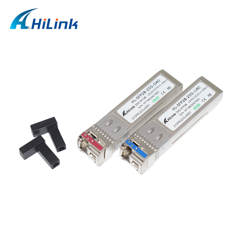 25GBASE SFP28 25G BIDI 10KM 1270/1330nm DML + PIN LC Optische Module Transceiver DOM