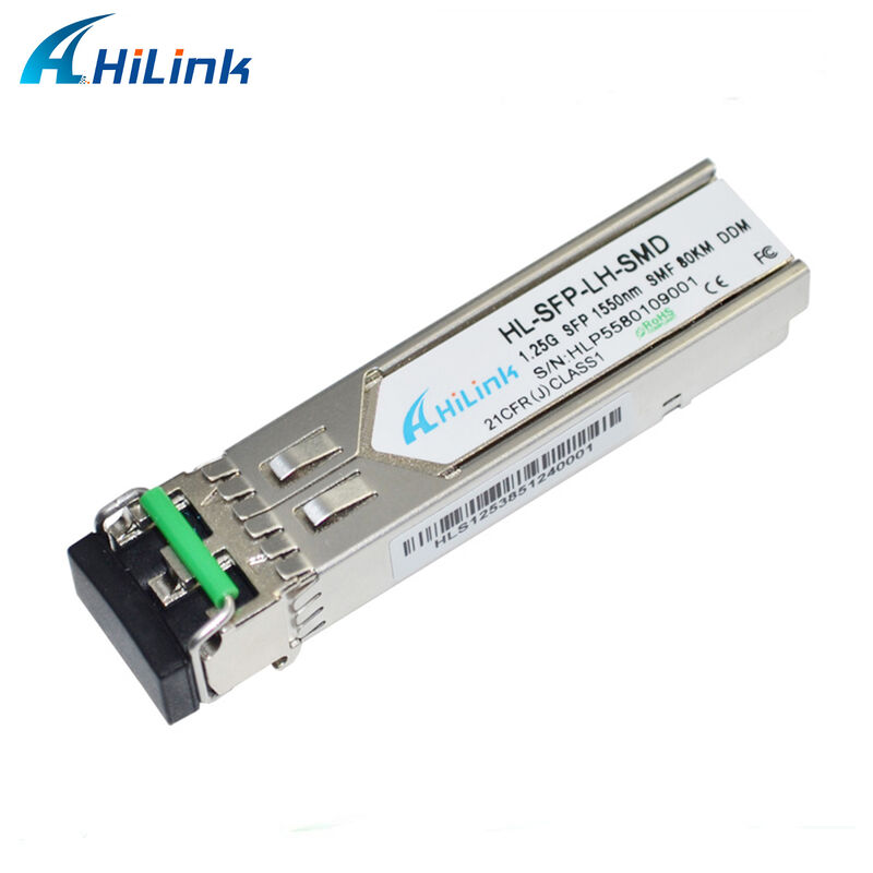 Hilink 1.25Gb/s SFP optische transceiver 1550nm 80km warm aansluitbaar GBIC RoHS compliant