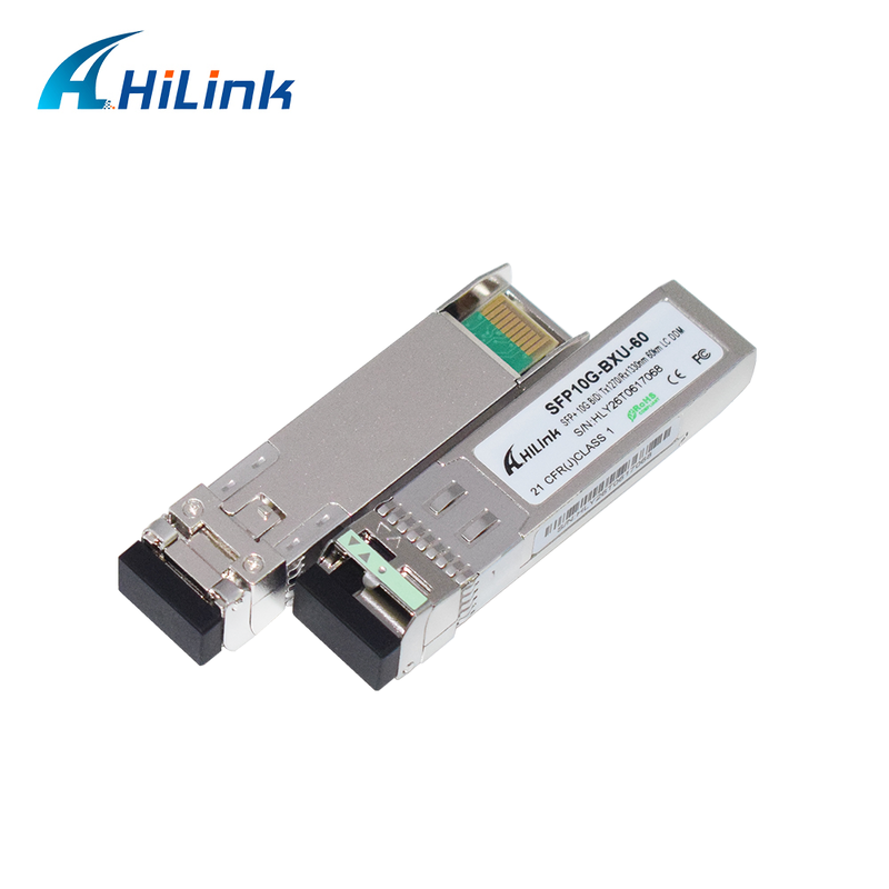 10G SFP+ Optische Module 60km BiDi SFP+ Transceiver met 1270nm/1330nm Golflengte en DOM LC Connector