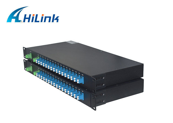16 Rek van de Kanalenc21-c36 zet het Dubbele Vezel FMU 1U, LC/UPC-Uitbreidingshaven DWDM Mux Demux op
