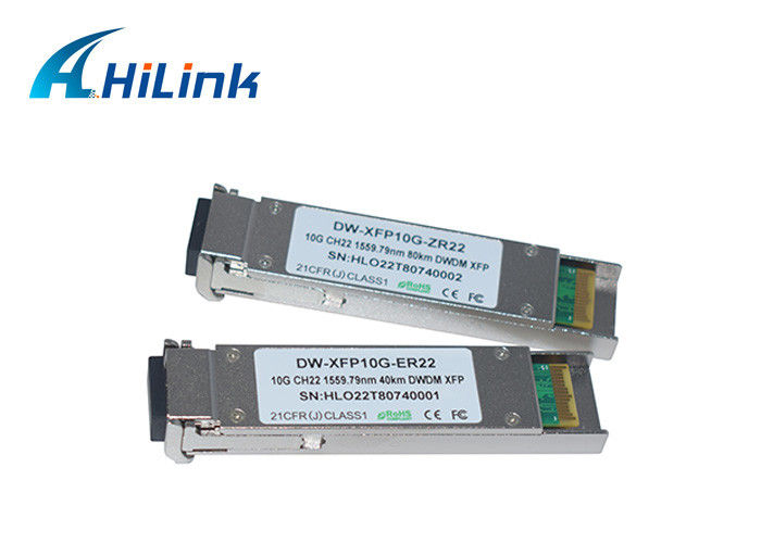 Compatibel Cisco 10G XFP Transceiver, XFP 10G ZR 1550nm 80km afstembaar Met LC Connector