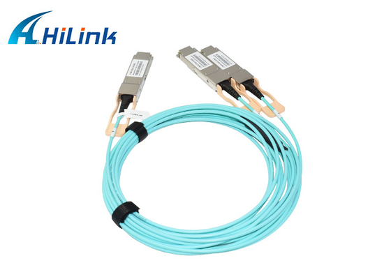 De Optische Actieve Kabel 200G QSFP56 van QSFP AOC aan 2 X QSFP28 AOC Ethernet Kabel