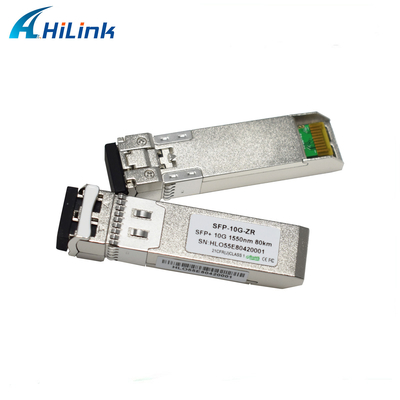 De hete Pluggable Module van de Zendontvangersmf 80KM Zr 1550nm SFP Ethernet van 10G SFP+