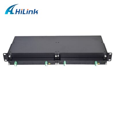 1U Rack DF-SF-CVR-LGX QSFP QSFP28 40 100G 80KM Dual Fiber naar Single Fiber Converter Adapter