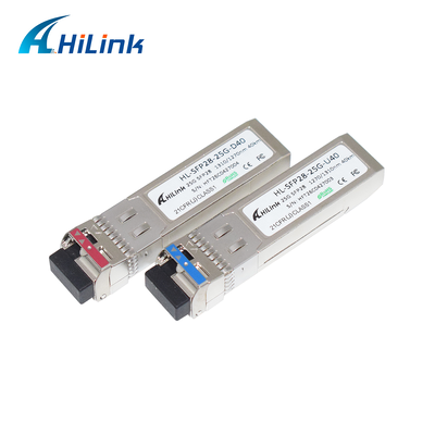 25GBASE SFP28 25G BIDI 10KM 1270/1330nm DML + PIN LC Optische Module Transceiver DOM