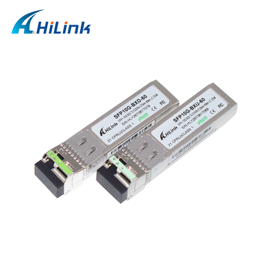 10G SFP+ Optische Module 60km BiDi SFP+ Transceiver met 1270nm/1330nm Golflengte en DOM LC Connector