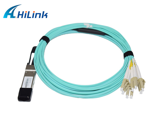 40G QSFP+ aan de Schakelaars Actieve Optische Kabel 5M van 8x LC de Serie van AOC VCSEL