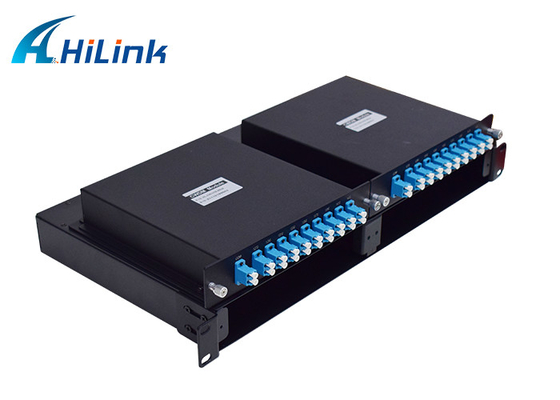 APC UPC van Sc FC LC van 18 Kanalenwdm Oplossingscwdm MUX 1U Rekken PC