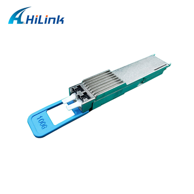 80KM de Dubbele Optische Zendontvanger 100G DWDM EML 2*27.5G DWDM TOSA van Cs Qsfp